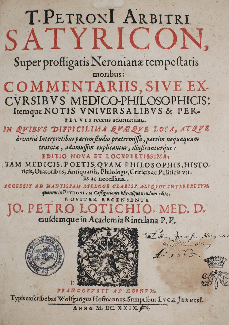 Petronius Arbiter,T. | Bild Nr.1
