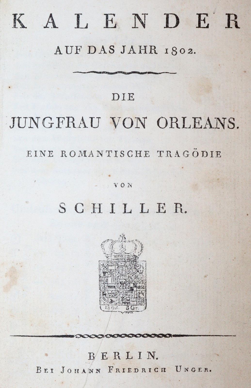 Kalender auf das Jahr 1802. | Bild Nr.1