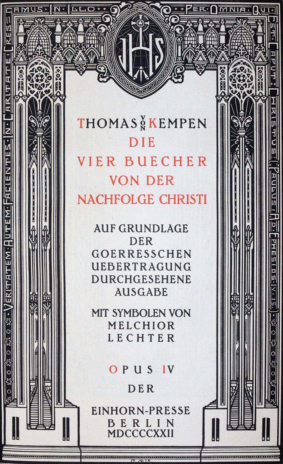 Thomas von Kempen. | Bild Nr.1