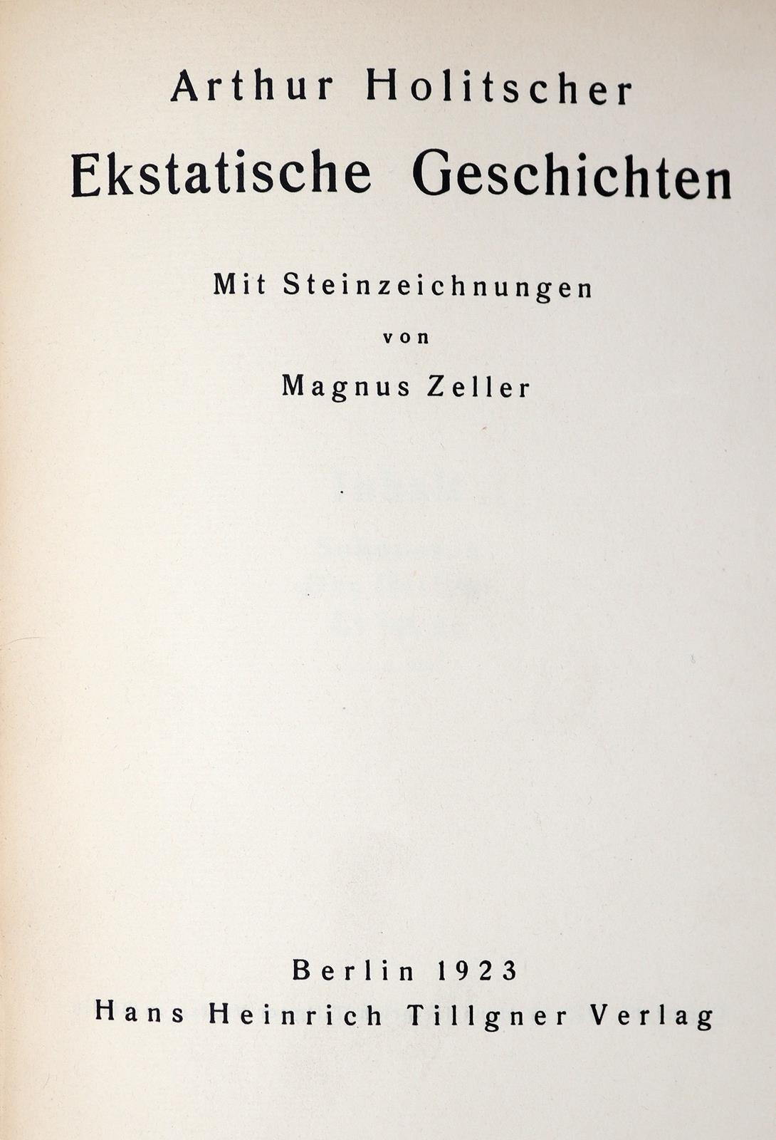 Holitscher,A. | Bild Nr.1