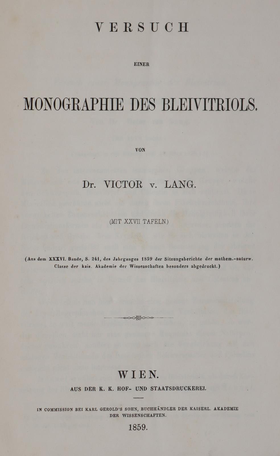 Lang,V.v. | Bild Nr.1