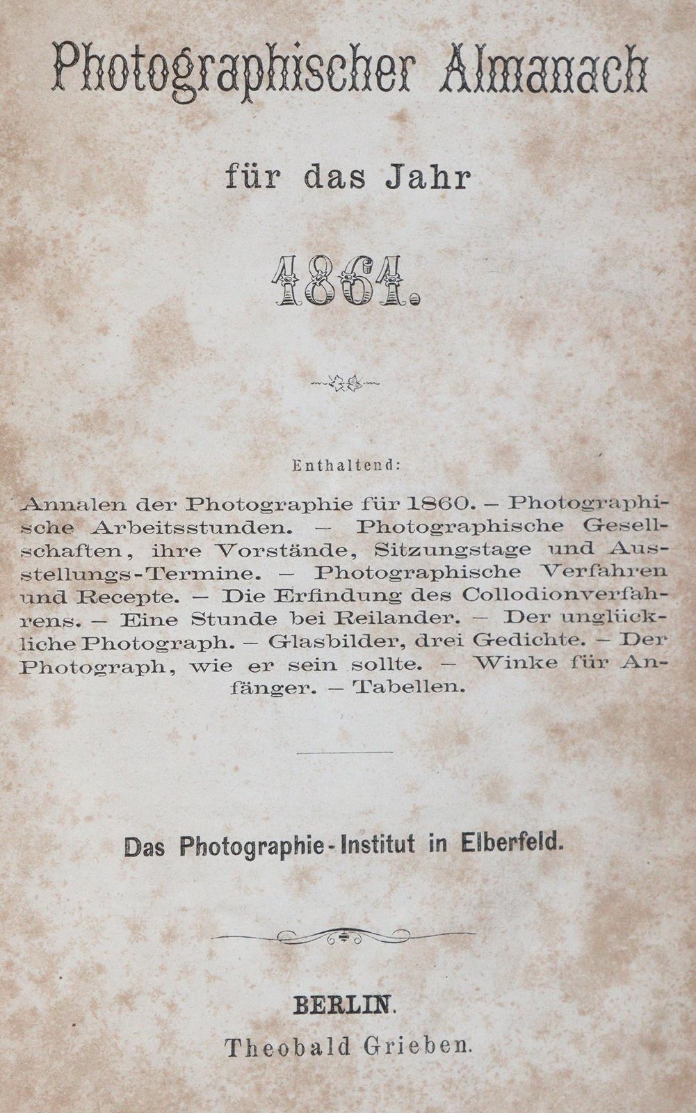 Photographie-Institut Elberfeld (Hrsg.). | Bild Nr.1