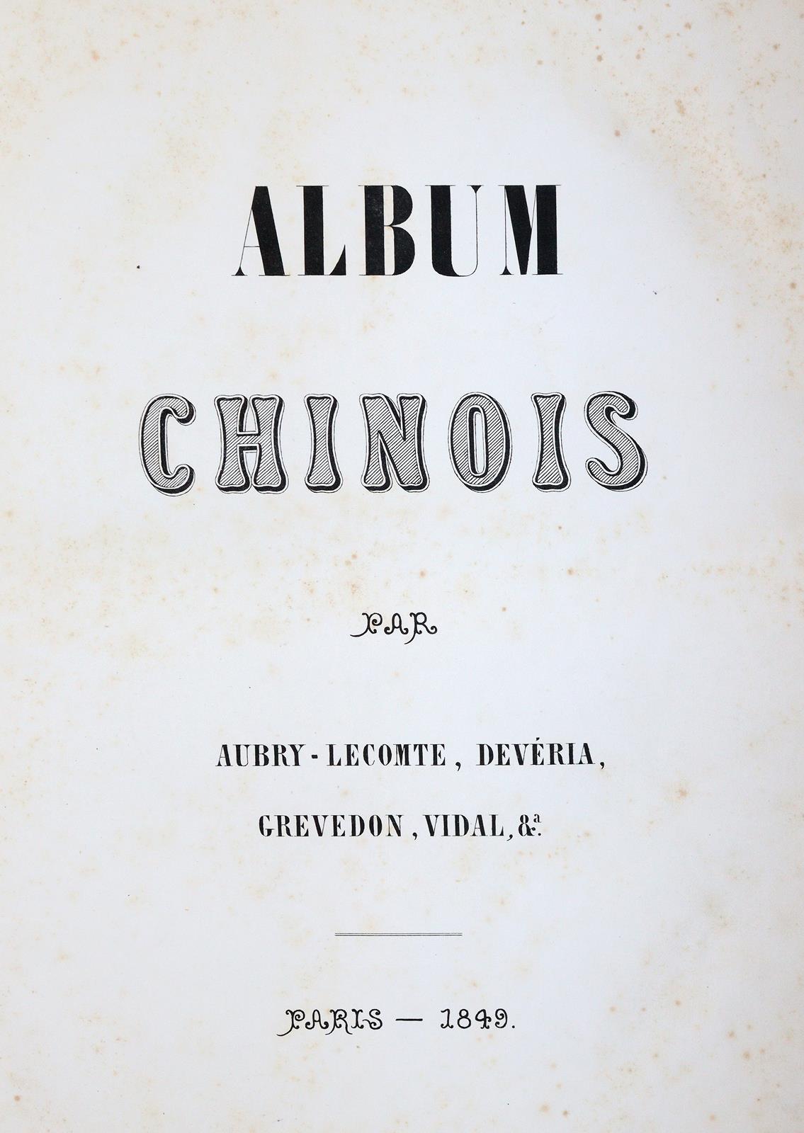Album chinois. | Bild Nr.1