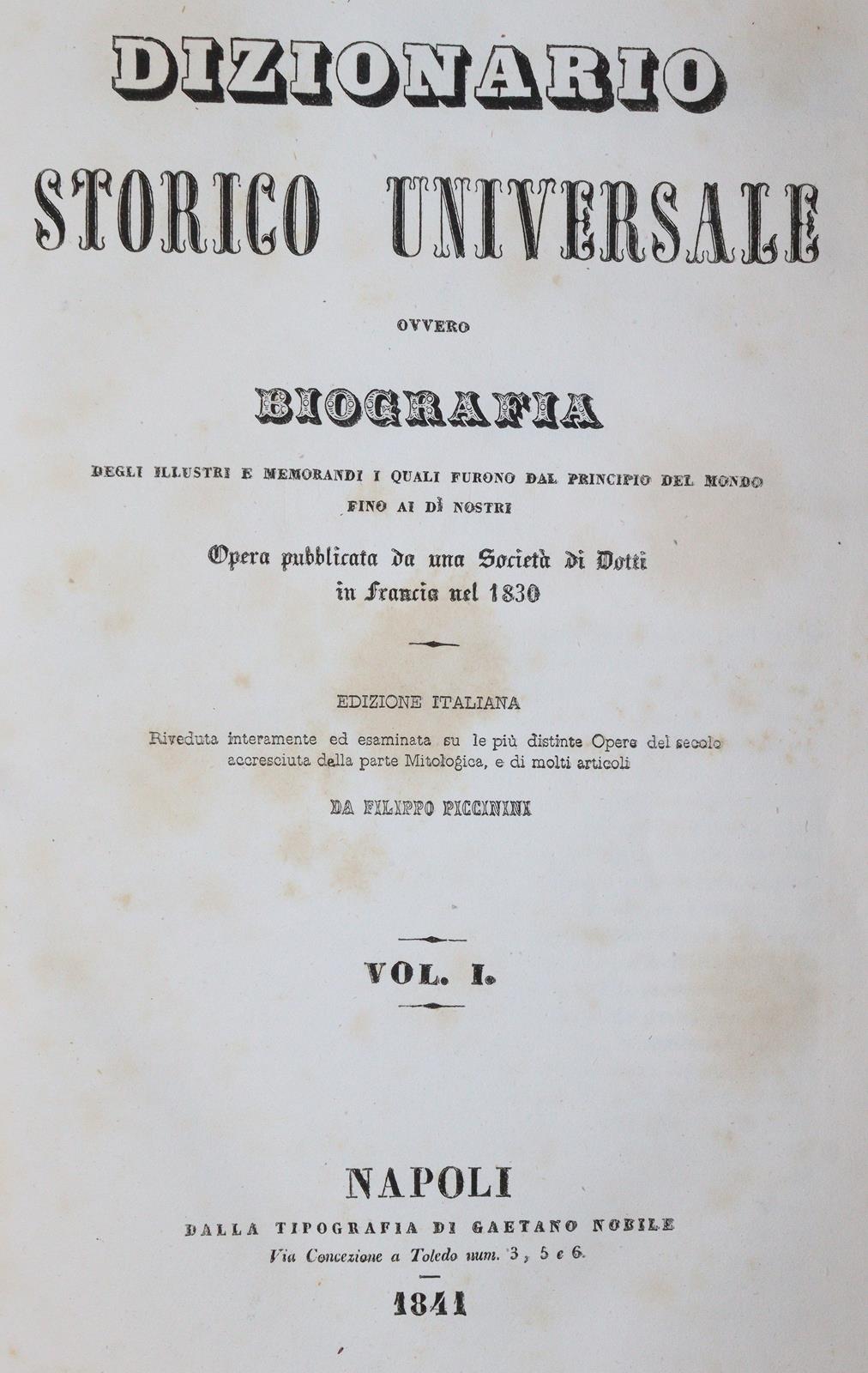 Dizionario biografico universale, | Bild Nr.2