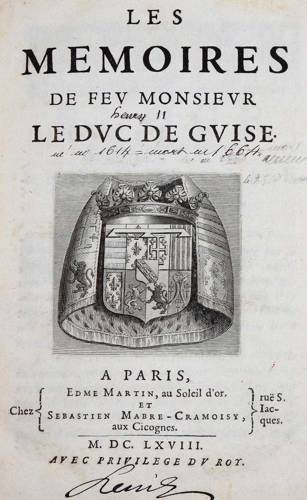 Guise, Henry II Duc de. | Bild Nr.1