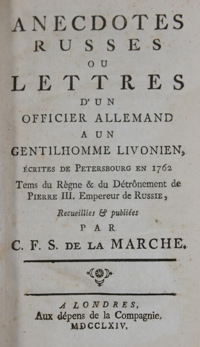 Marche,C.F.S.de la (d.i. C.F.Schwan). | Bild Nr.1