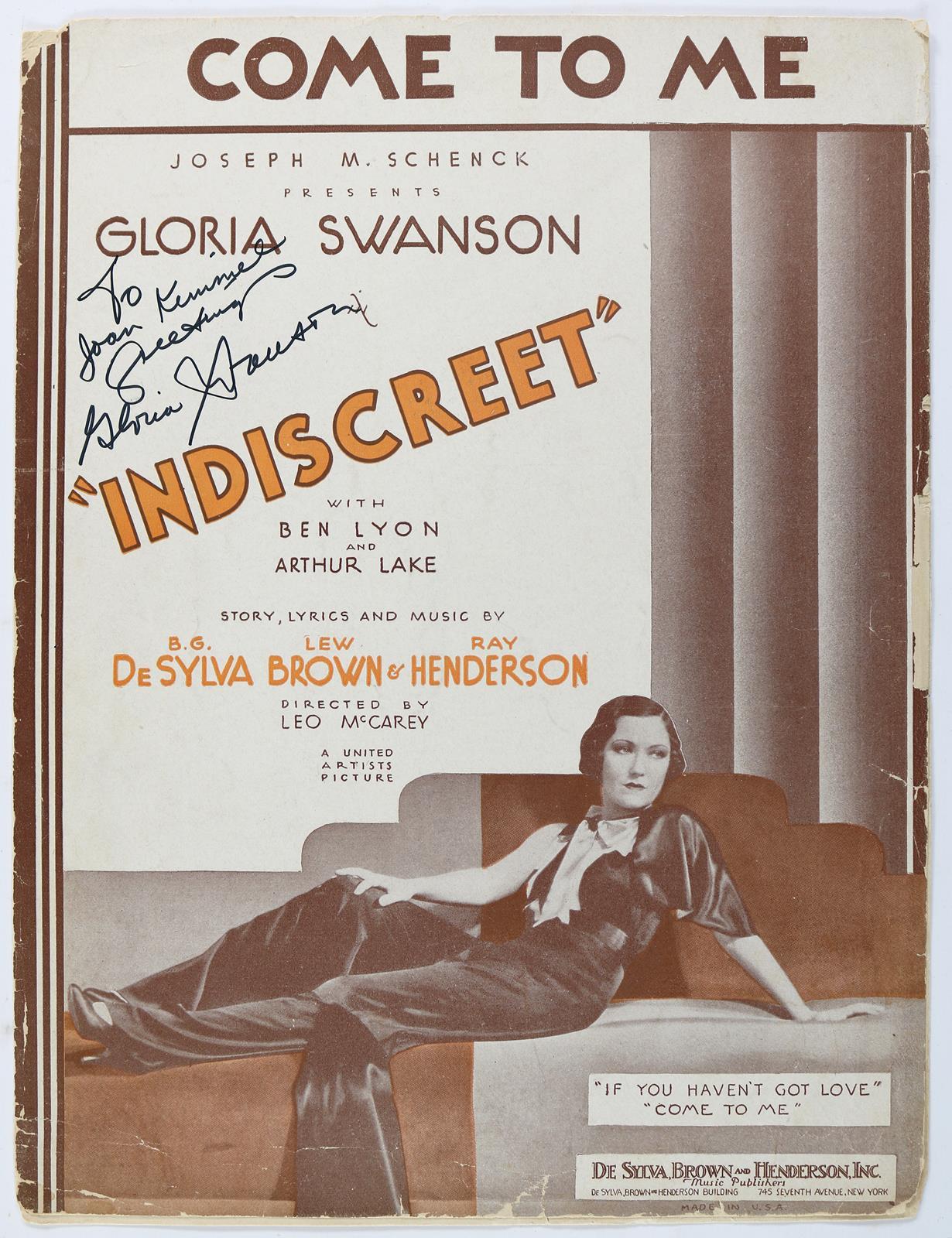 Swanson, Gloria, | Bild Nr.1