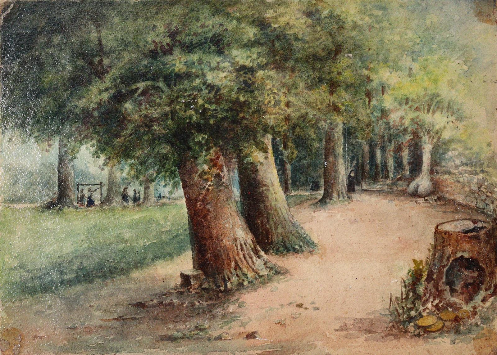 Landschaftsaquarell, | Bild Nr.6