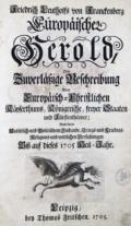 Leutholf von Franckenberg,F. (d.i. B.Zech).