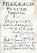 Pharmacopolium Pauperum