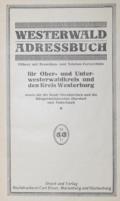 Westerwald Adressbuch.
