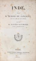 Dubois de Jacigny, (A. D. B.) u. Xavier Raymond.