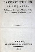 La constitution française.