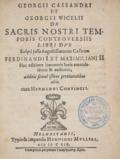 Cassander,G. u. G.Witzel.