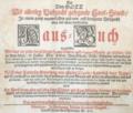 Haus-Buch, Der von Gott,