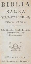 Biblia latina.