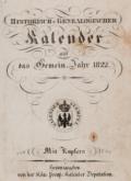 Historisch-genealogischer Kalender