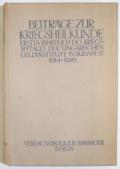 Beiträge zur Kriegsheilkunde.