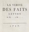 Verite des faits, La.