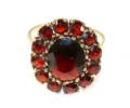 Damenring Granat