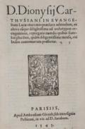 Dionysius Carthusianus.