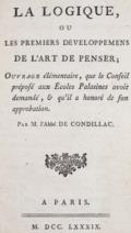 Condillac,E.Bonnot de.