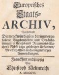 Europeisches Staats-Archiv,