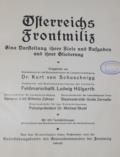 Österreichs Frontmiliz.