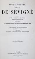 Sevigne, (Marie de Rabutin-Chantal de).