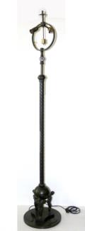 Art Déco Bronze Stehlampe.