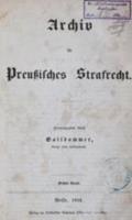 Archiv für Preußisches Strafrecht