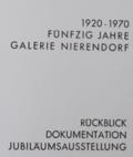 Galerie Nierendorf.