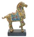 Cloisonné-Pferd
