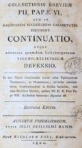 Collectionis Brevium Pii Papae VI,