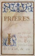 Gebetbuch, Französisch,