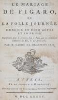 Caron de Beaumarchais,(P.A.).