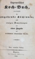 Luzernerisches Koch-Buch,