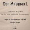 Burgwart, Der.