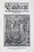Bayrisches Landrecht,