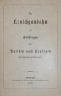 Kraichgaubahn, Die,