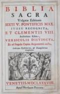 Biblia latina.
