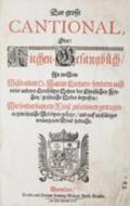 Grosse Cantional, Das,