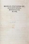 Modus vacandi