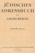 Jüdisches Adressbuch für Gross-Berlin.