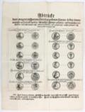 Münzwesen.