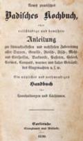 Neues practisches Badisches Kochbuch,