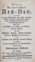Neues Bernerisches Koch-Buch,