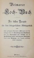 Weimarer Koch-Buch.