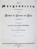 Morgenstern, Der.