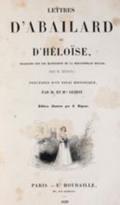 Lettres d"Abailard et d"Heloise,